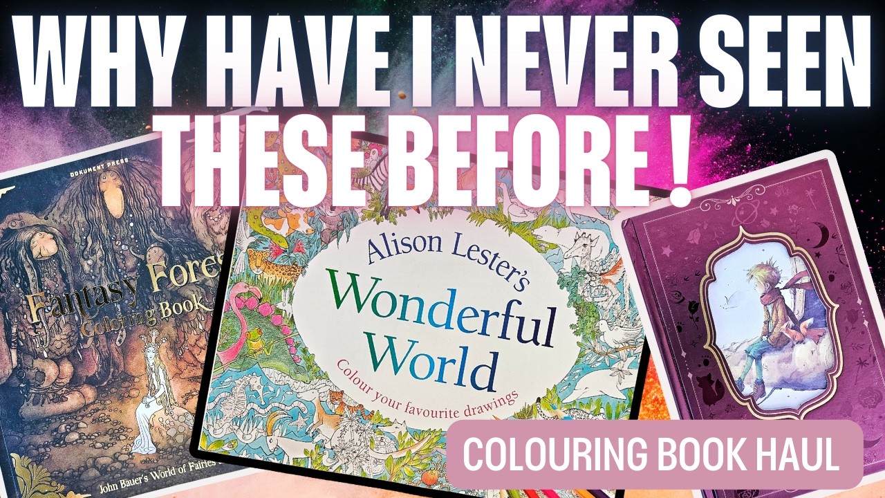 Colouring Book and Supplies Haul : March 2025