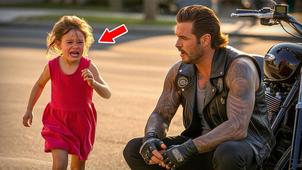 Little Girl Ran To bikers crying ‘He’s Coming!’ - When Bikers Heard the Reason, They Stormed Out