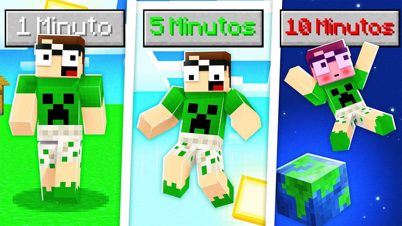 a GRAVIDADE está ACABANDO no Minecraft 😱