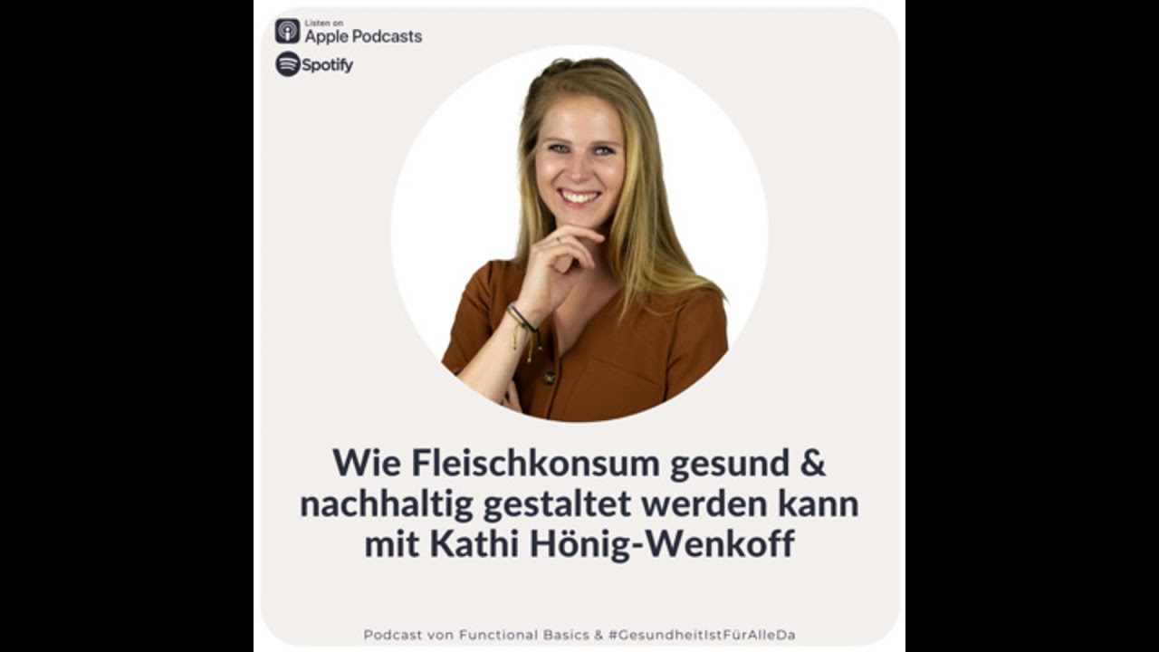#240 Wie Fleischkonsum gesund & nachhaltig gestaltet werden kann mit Kathi H&ouml;nig-Wenkoff