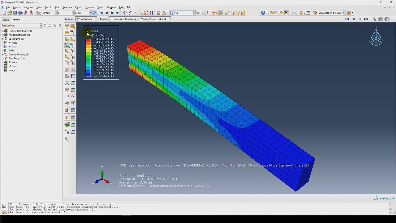 ABAQUS №1: Базовое введение