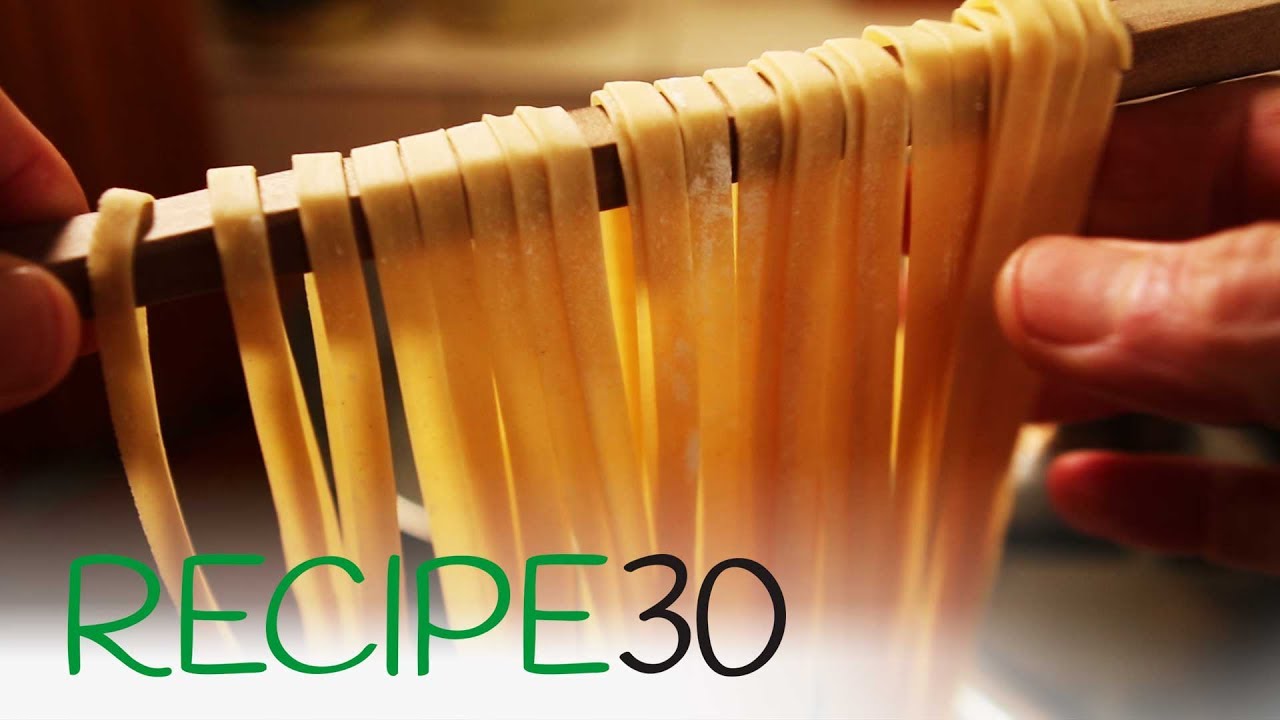 How to make fresh egg pasta from scratch
