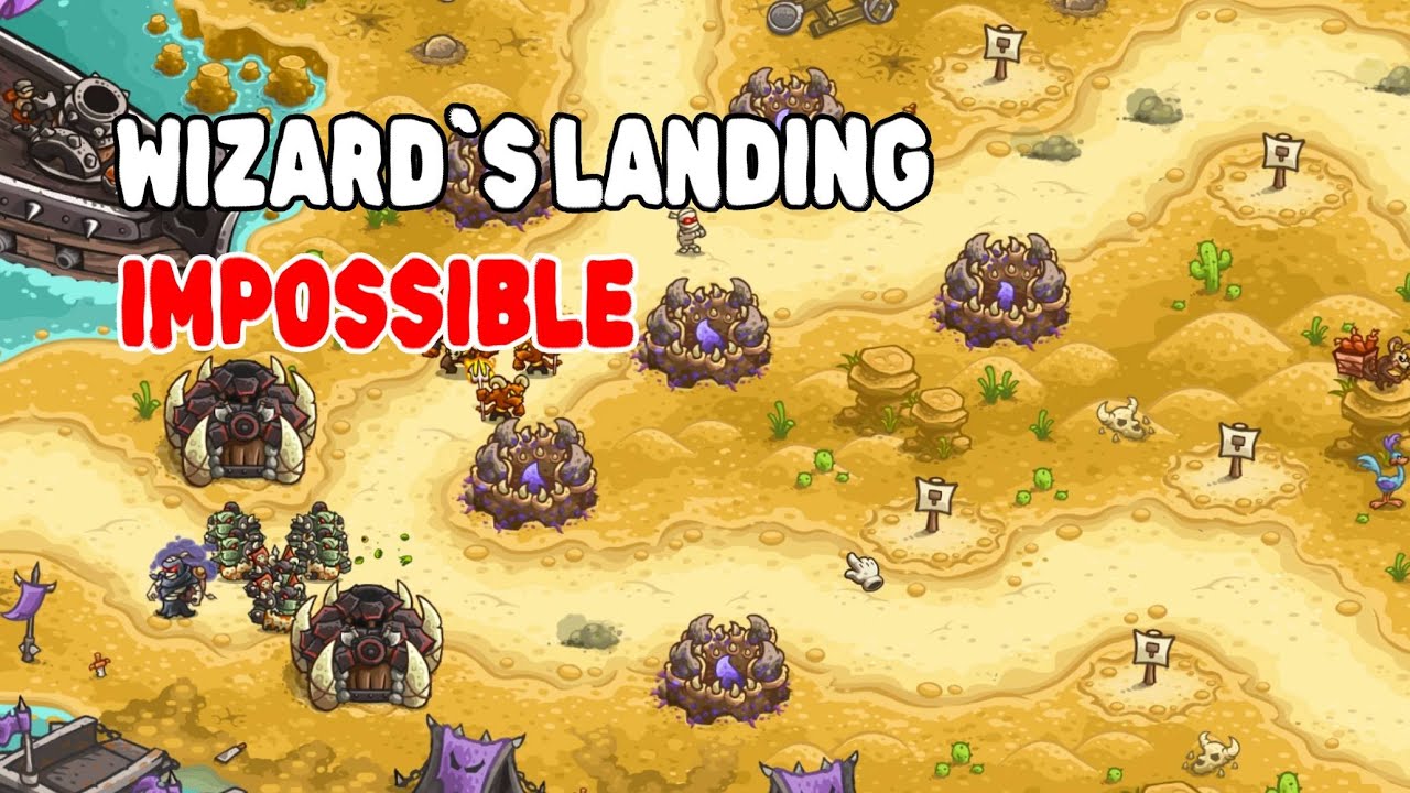 Kingdom Rush Vengeance - Wizard`s Landing - Impossible 3 Stars