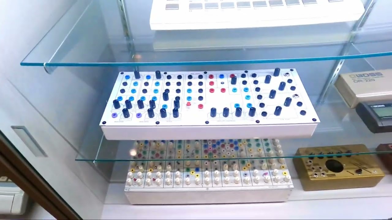 Kris Nicholson at ( Perfect Circuit ￼) Synthesizer Store in Los Angeles, California after NAMM 2025￼