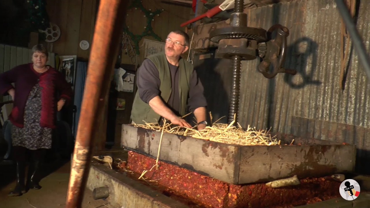 La fabrication du cidre à l'ancienne - Tréguidel