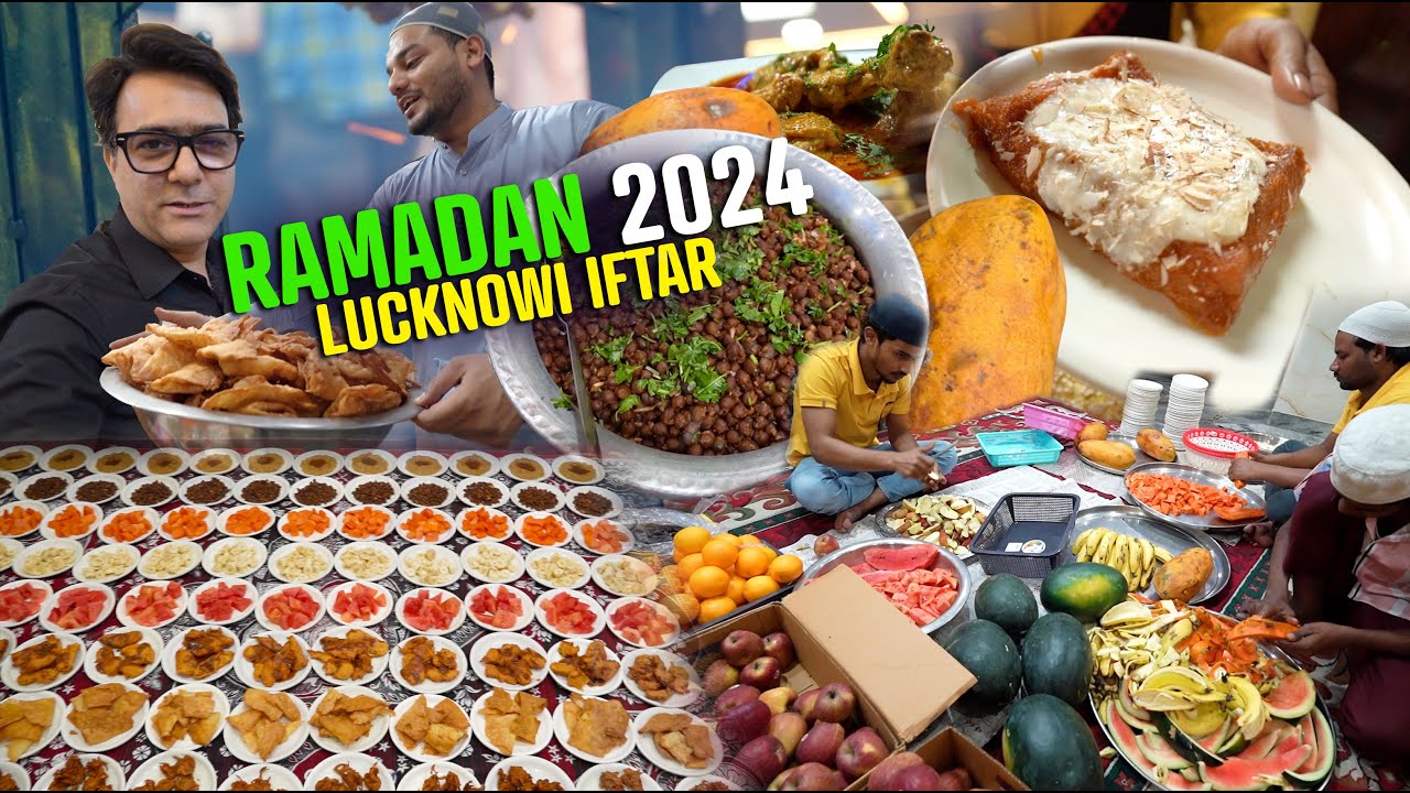 Ramadan 2024 Iftar in Lucknow | Free Iftar at Mughal Zaika Lucknow | Iftar Making Vlog Aminabad