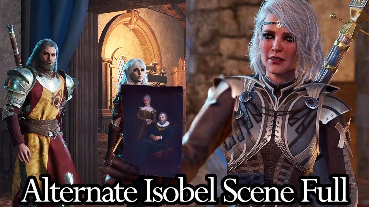 RARE Alternate Marcus Scene + How to Get Isobel's Family Portrait Scene Baldur's Gate 3