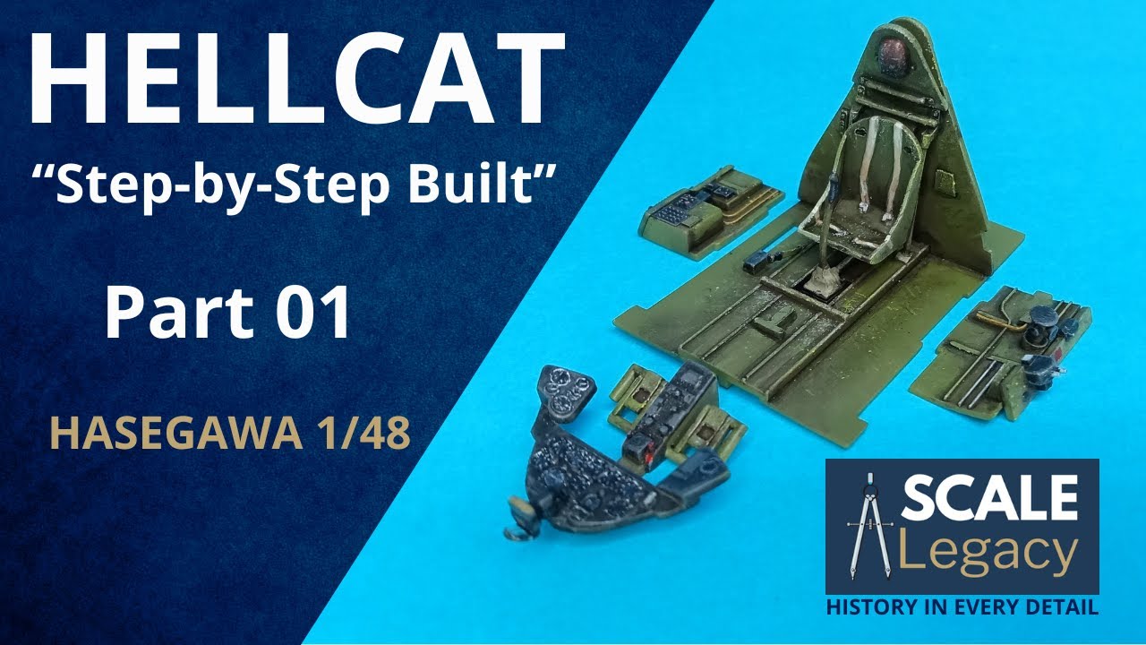 Building and Painting the F6F-5 Hellcat – Step-by-Step Interior Detailing (Scale Modeling 1/48)