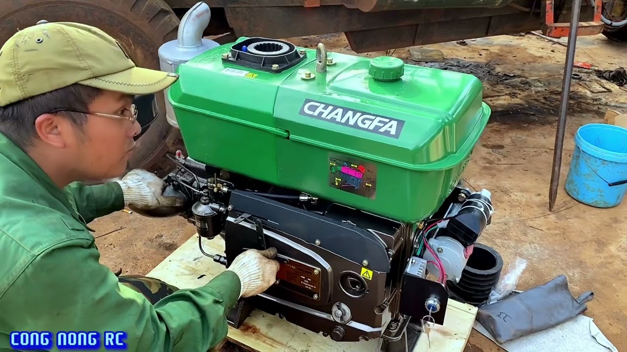 Đập hộp máy Changfa 33 hp