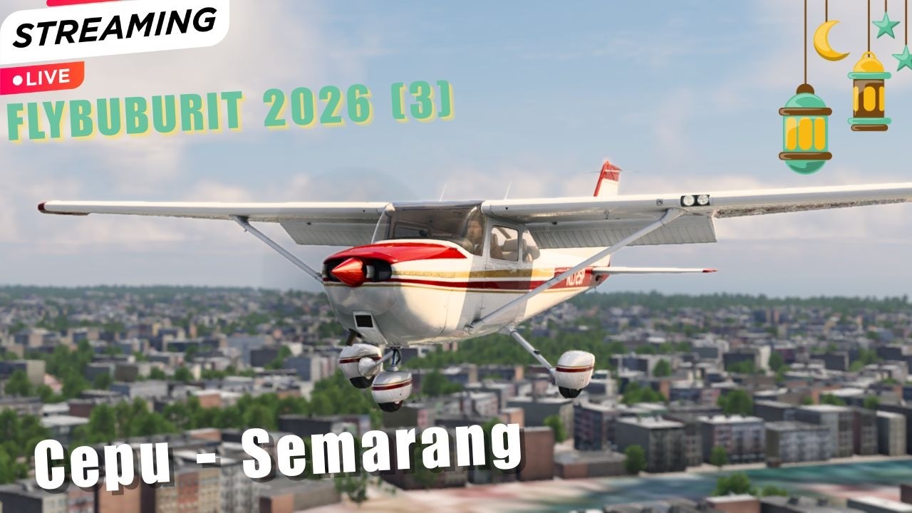 🔴 Flybuburit [3] Terbang Group Flight ke Semarang