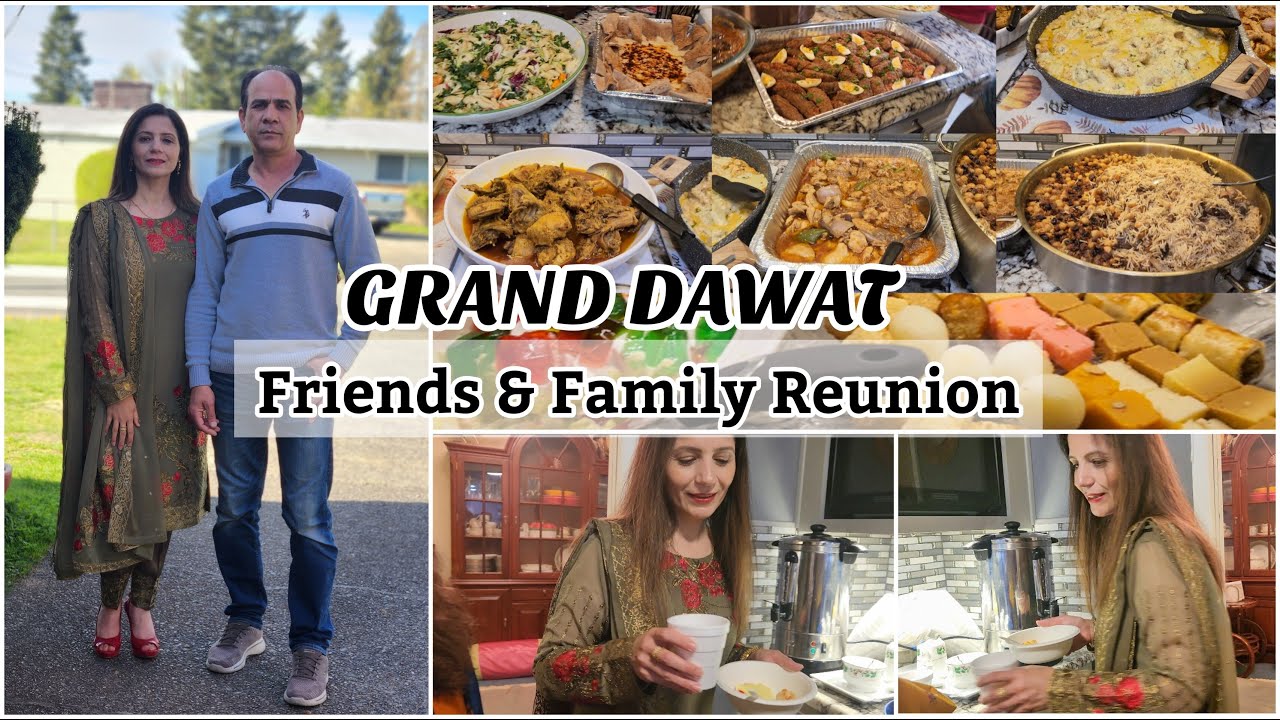 BIG DAWAT IN AMERICA | DINNER WITH FRIENDS & FAMILY | HOW FRIENDS & FAMILY REUNION IN AMERICA