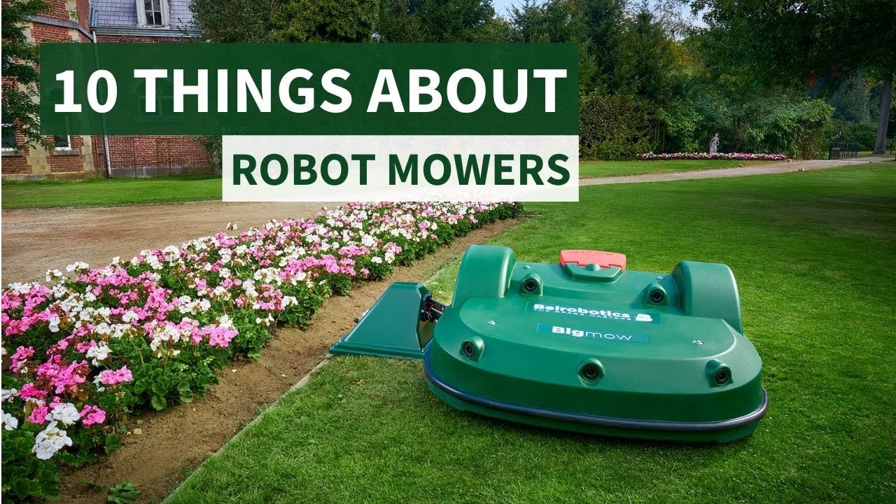 10 things about robot mowers
