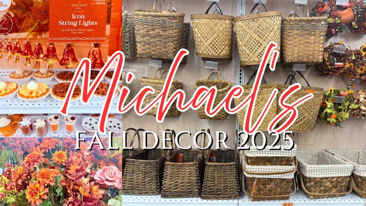 *New* 🍁2025 Fall Decor At Michael’s 🍁