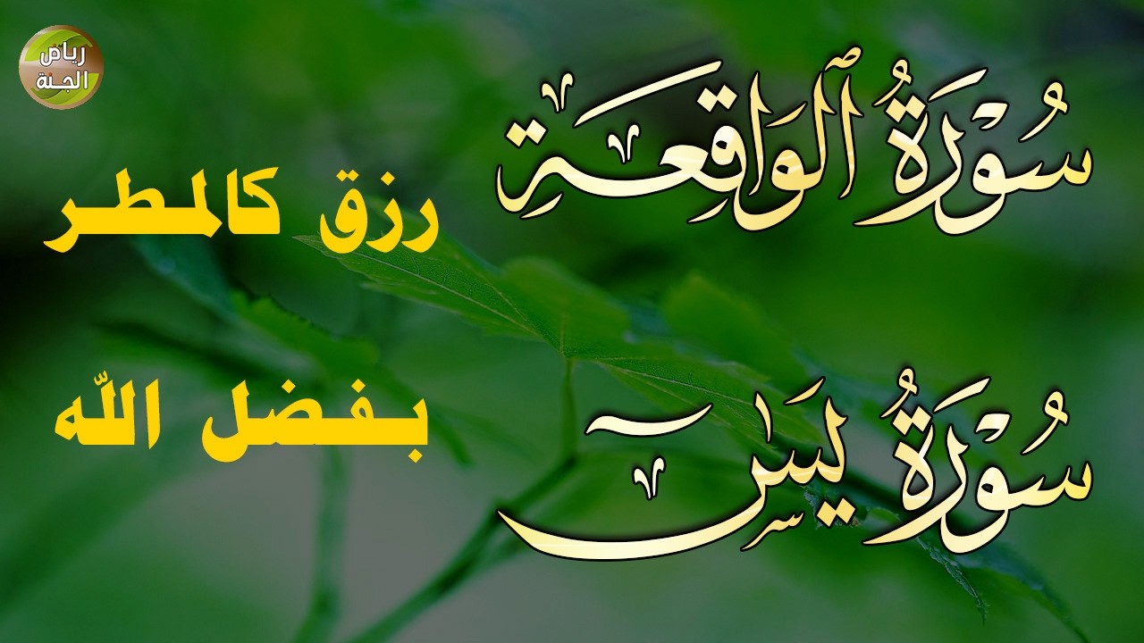 سورة يس+الواقعة سبحان من خلق هذا الصوت يفوق الوصف اسمع بنية التدبر و الرزق~عبدالغني حوا