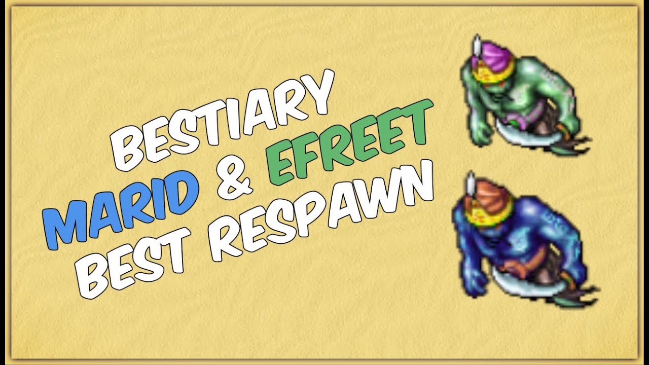 Djin'ns ( Marid & Efreet ) | Tibia Bestiary