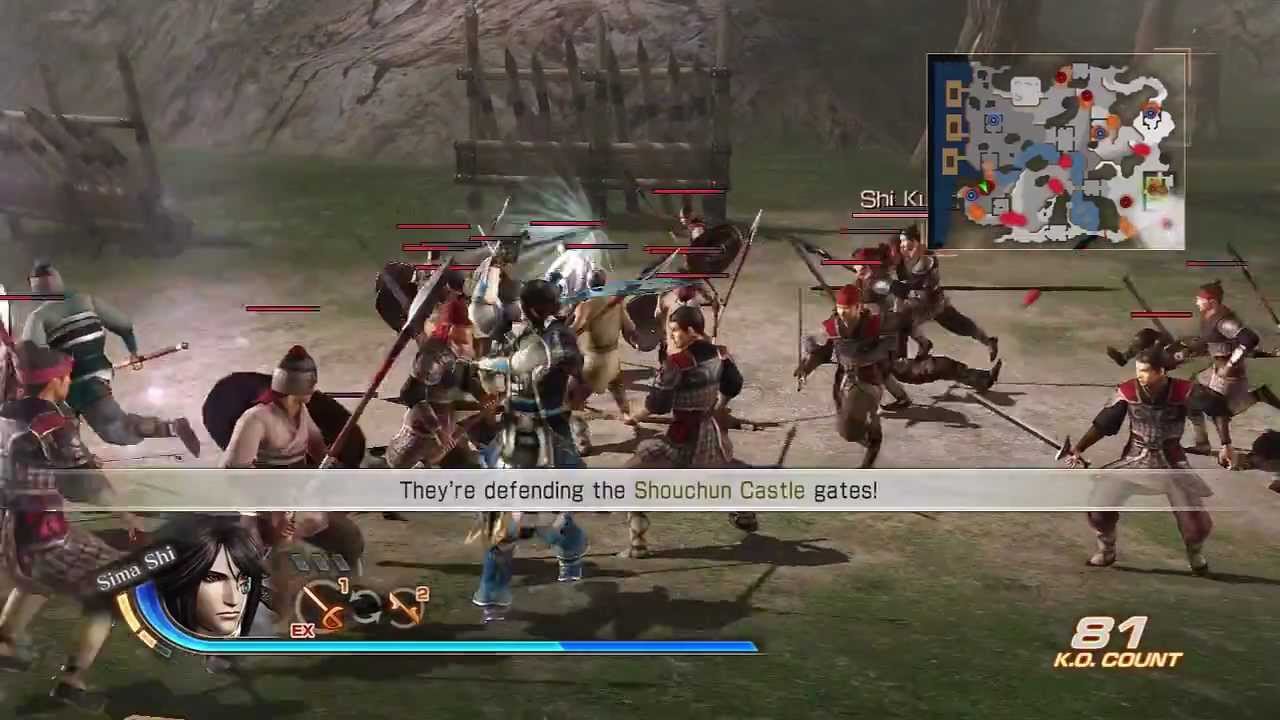 Dynasty Warriors 7 (US) - Shima Shi Story Gameplay (Chaos Difficulty) [HD]