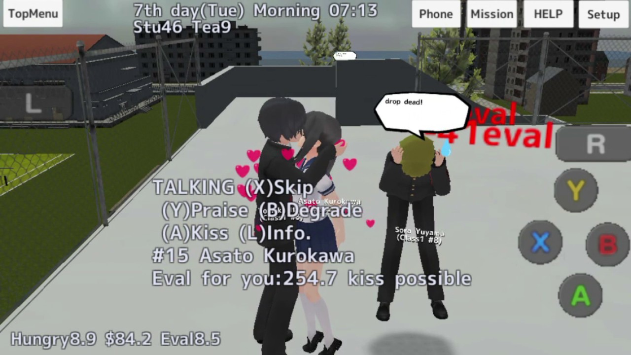 School Girls Simulator - cheating on lover