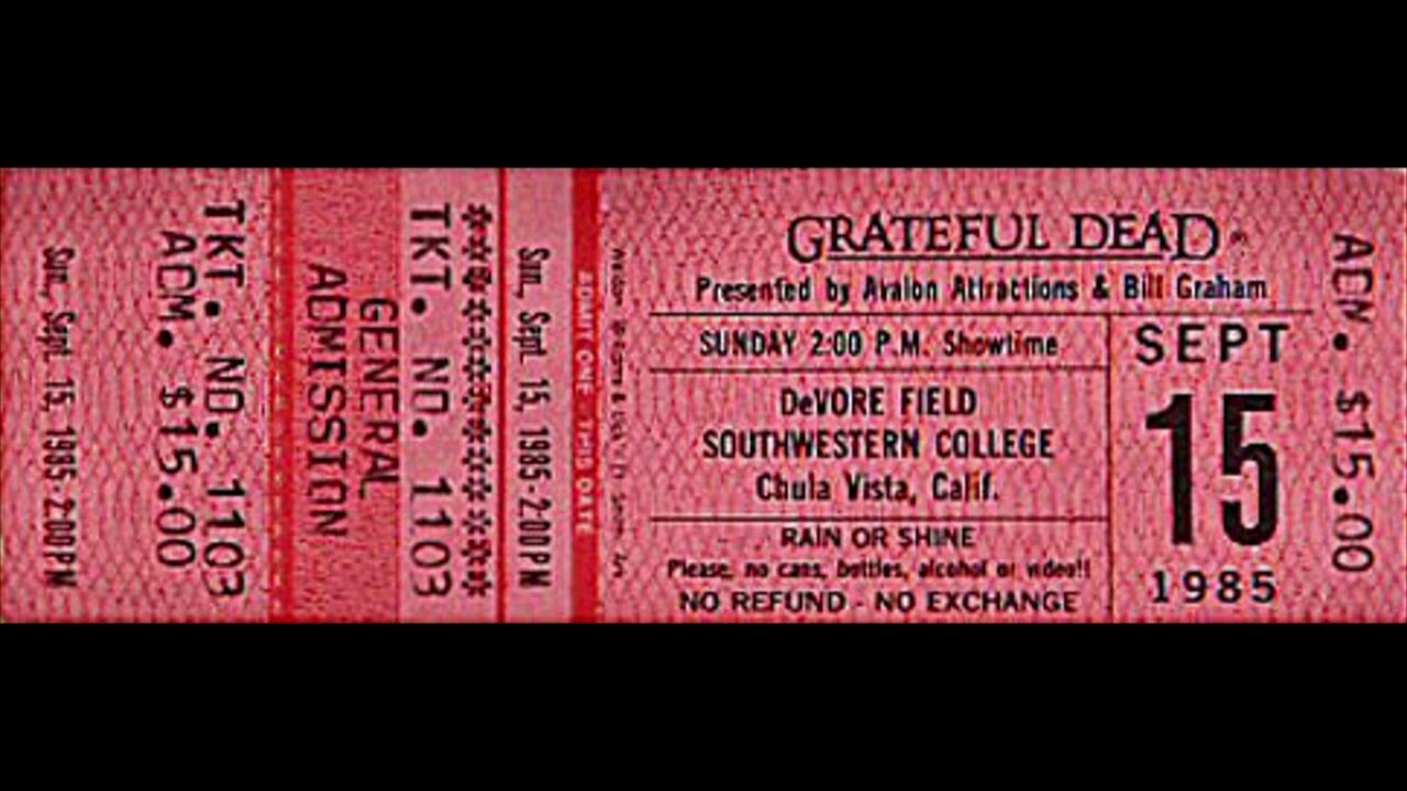 Grateful Dead - Fire On The Mountain 9-15-85
