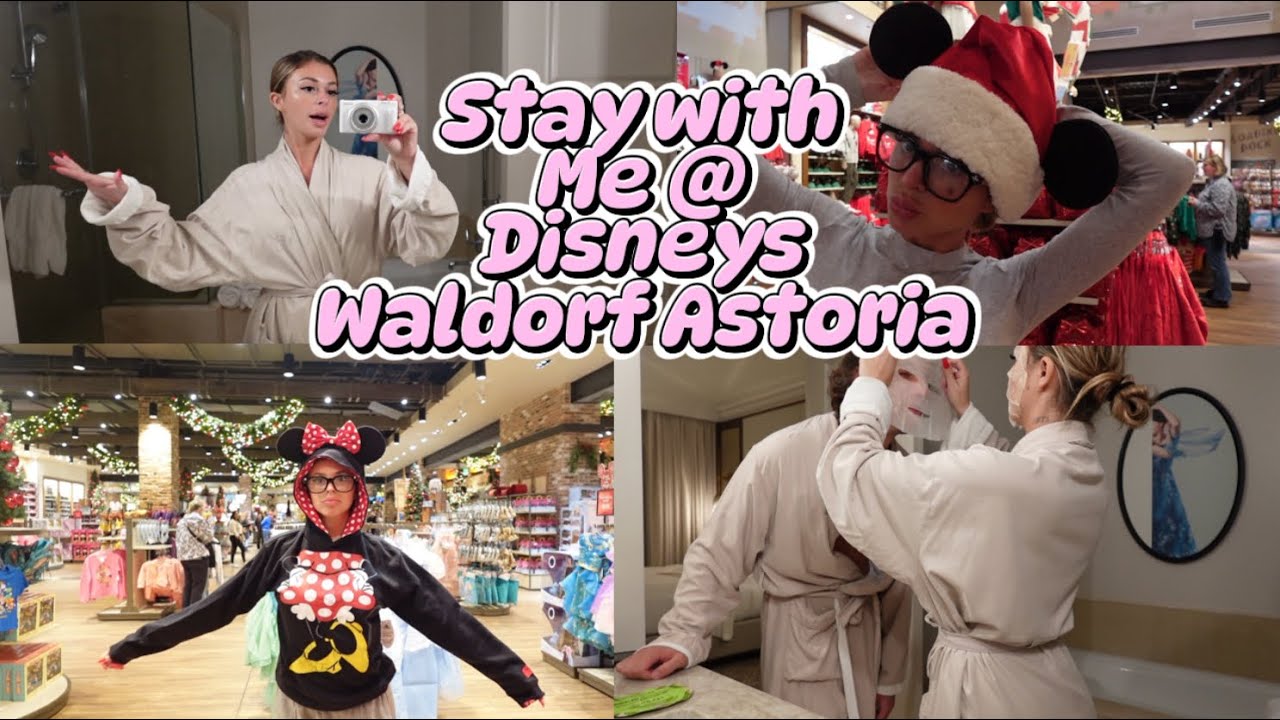 Stay with me at Disneys Waldorf Astoria & Disney Springs Christmas Shopping #disneychristmas VLOGMAS