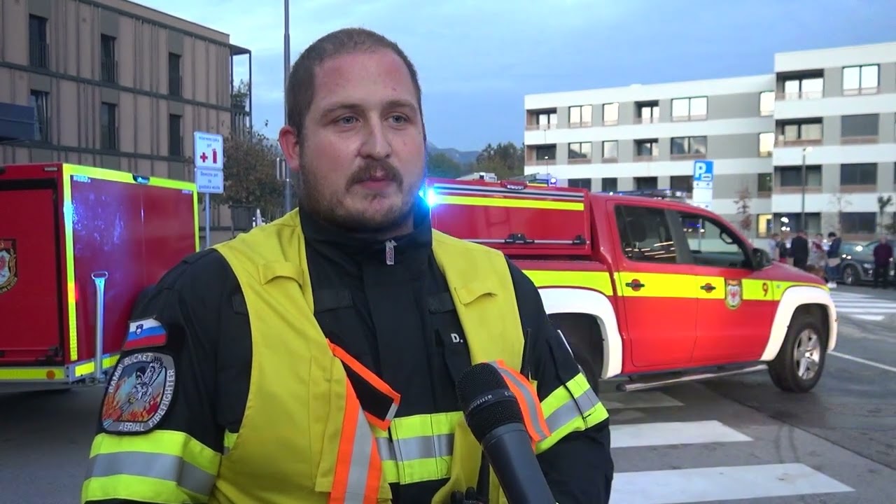 Uspešna izvedena vaja v mesecu požarne varnosti