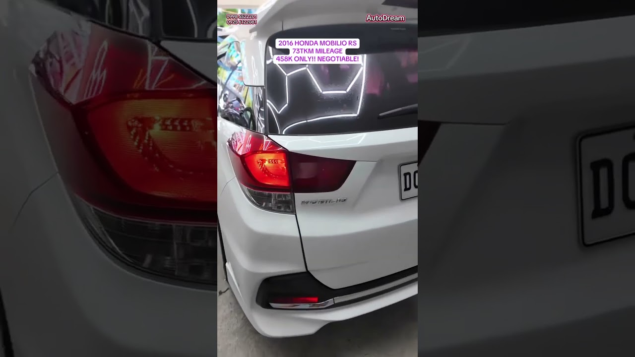 Murang 7 seater MPV! 2016 Honda Mobilio RS. #automobile #luxury #lowprice #honda #car #mobilio