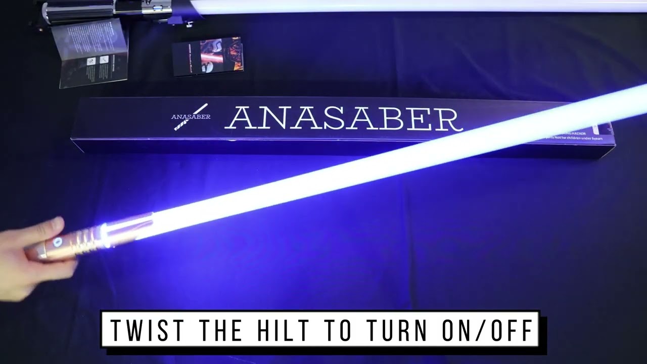 Basic RGB Dueling lightsaber operating instructions | Mandalorian S9 for example | ANASABER