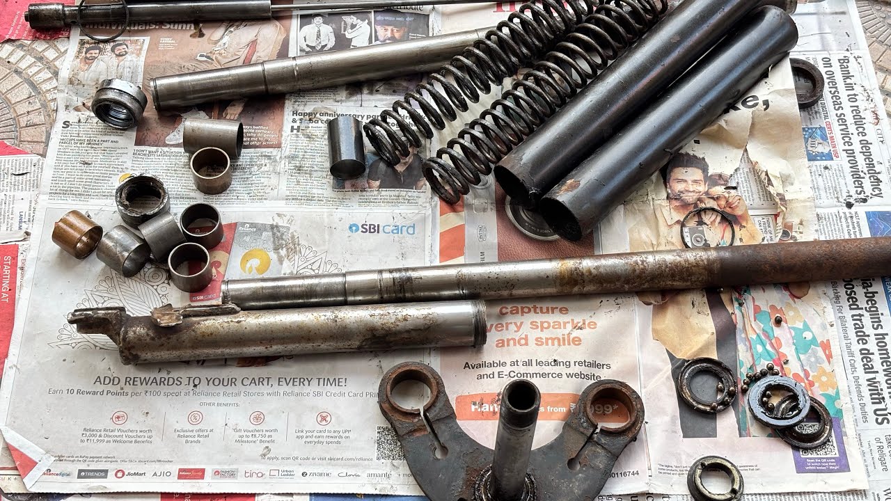 Jawa250 How to open Front Suspension and T Steam, Jawa spares 9491220222