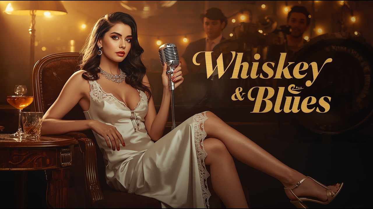 Whiskey Blues Project – Quiet Thunder 🥃 | Best Relaxing Slow Blues Guitar for Late Night Mood