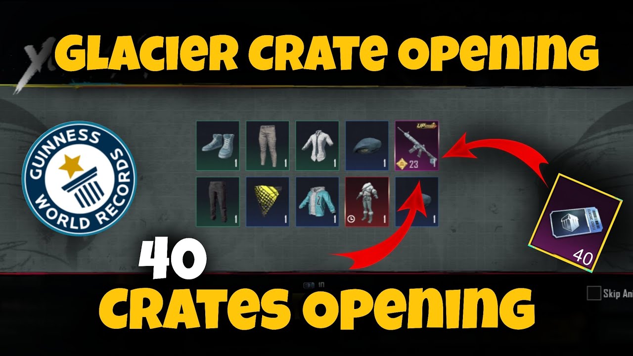 M4 Glacier secret Trick 🤫 Finally M416 Glacier Is Back| Bgmi New Glacier M416 Classic Crate Opening