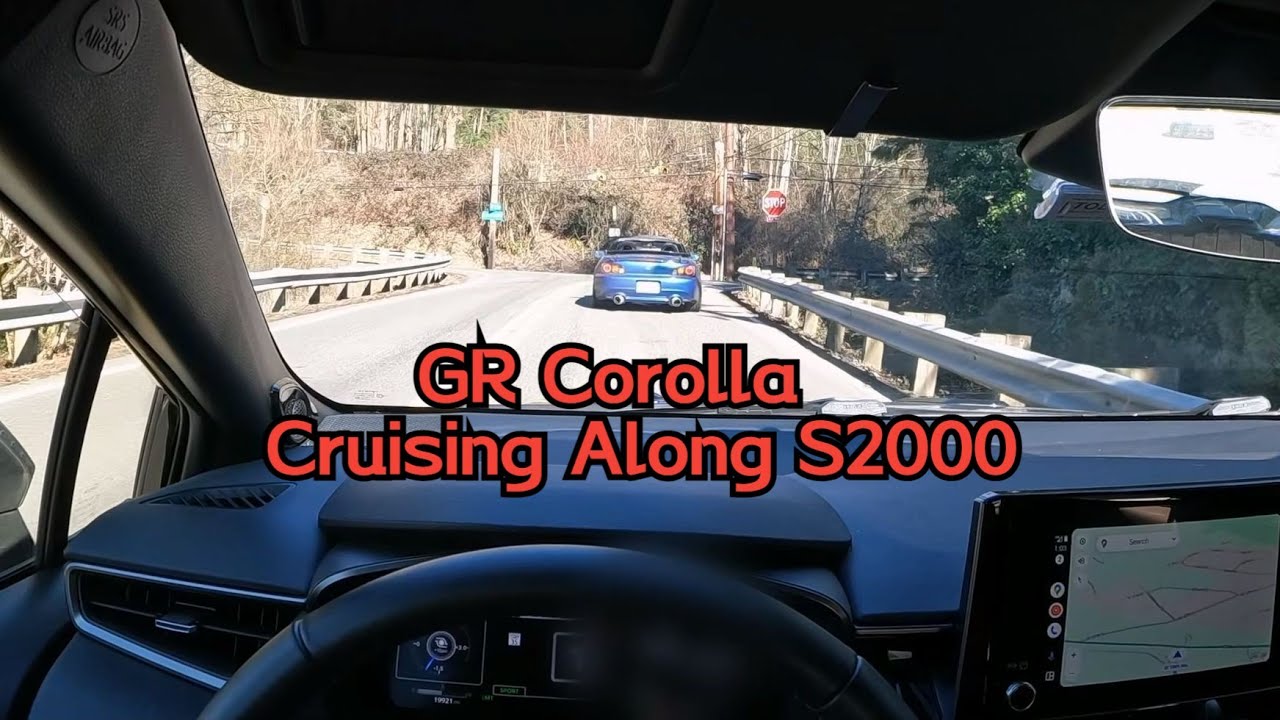GR Corolla Cruising Along S2000
