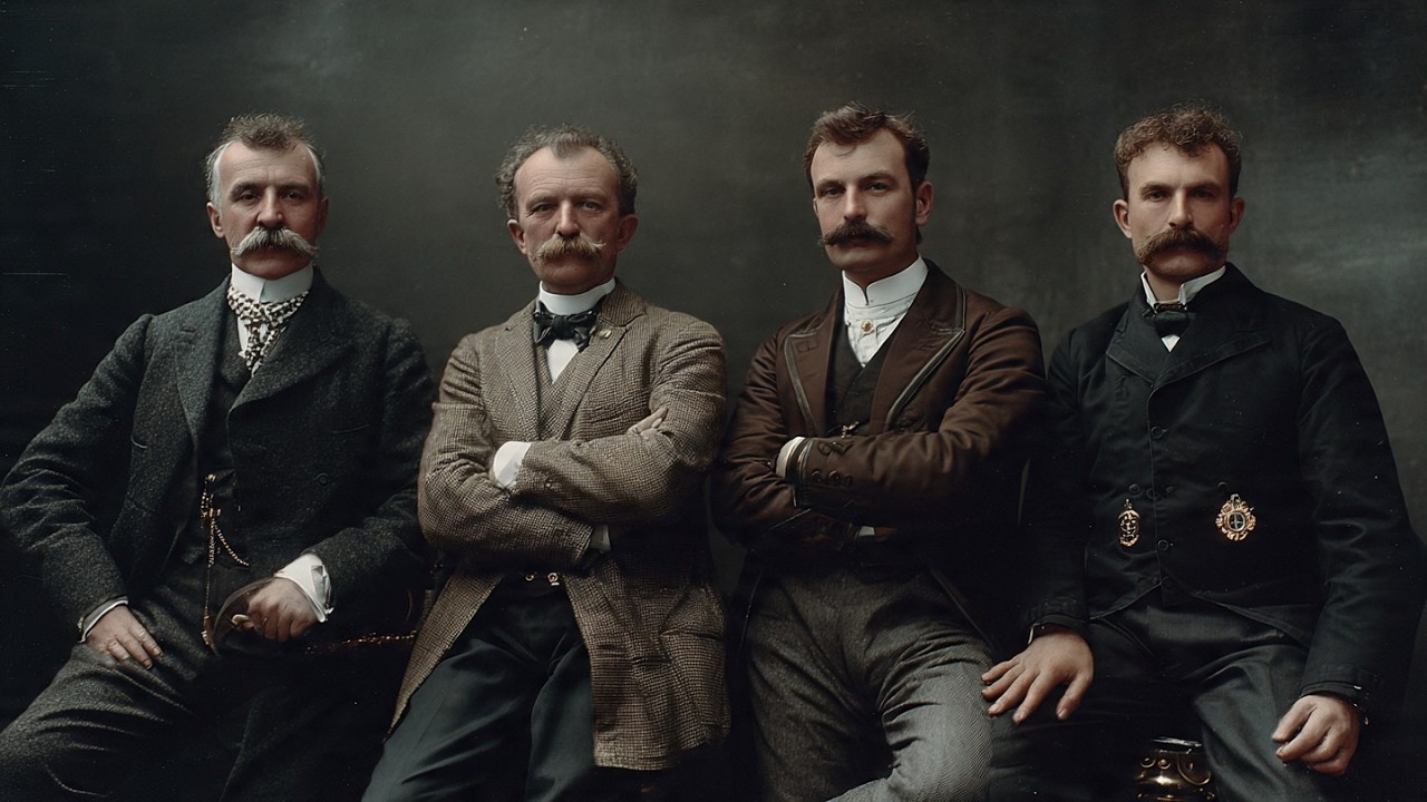 SERIE FUNDADORES. BMW. Karl Rapp, Franz Josef Popp, Camillo Castiglioni y Gustav Otto