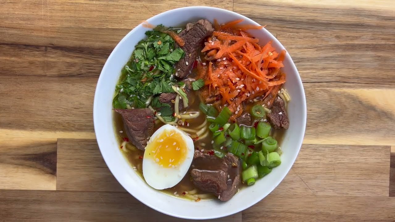 Slow Cooker Beef Ramen | Slow Cooker Sundays