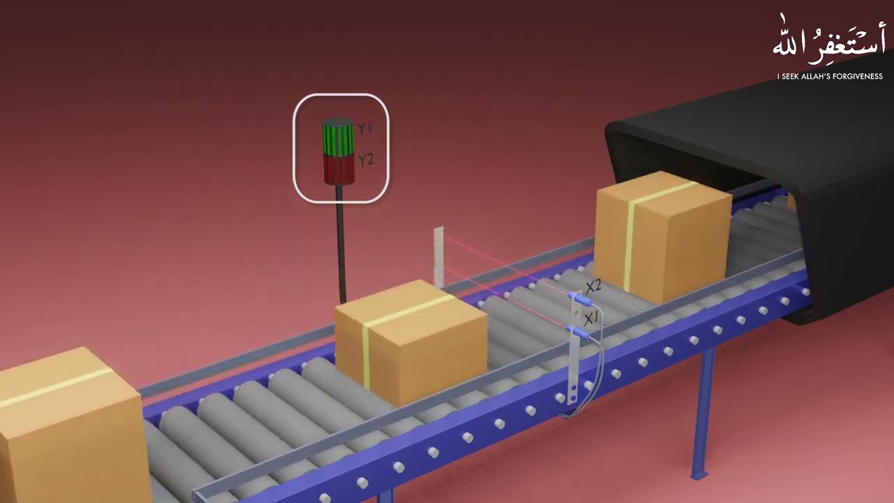 Detect and sort different size boxes using Wecon PLC PART #1