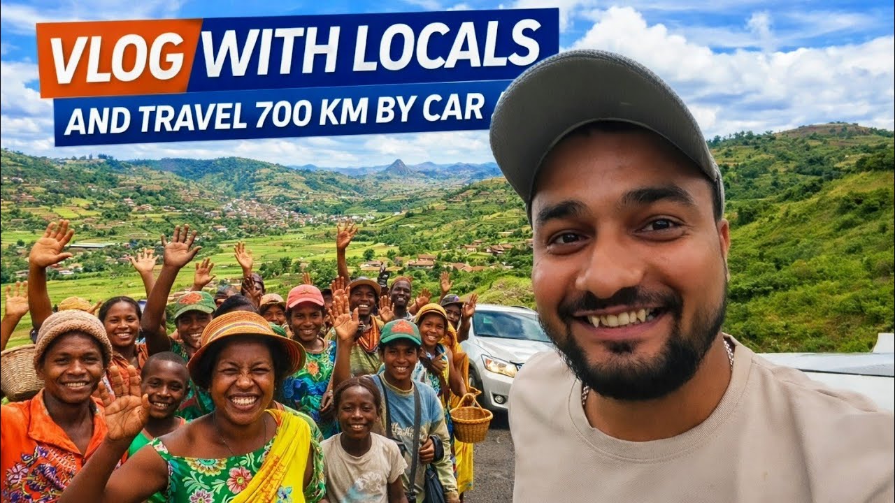 Africa Madagascar 🇲🇬Travel Vlog || 700 KM Road Trip & Real Village Life || Anandpandey555 || 