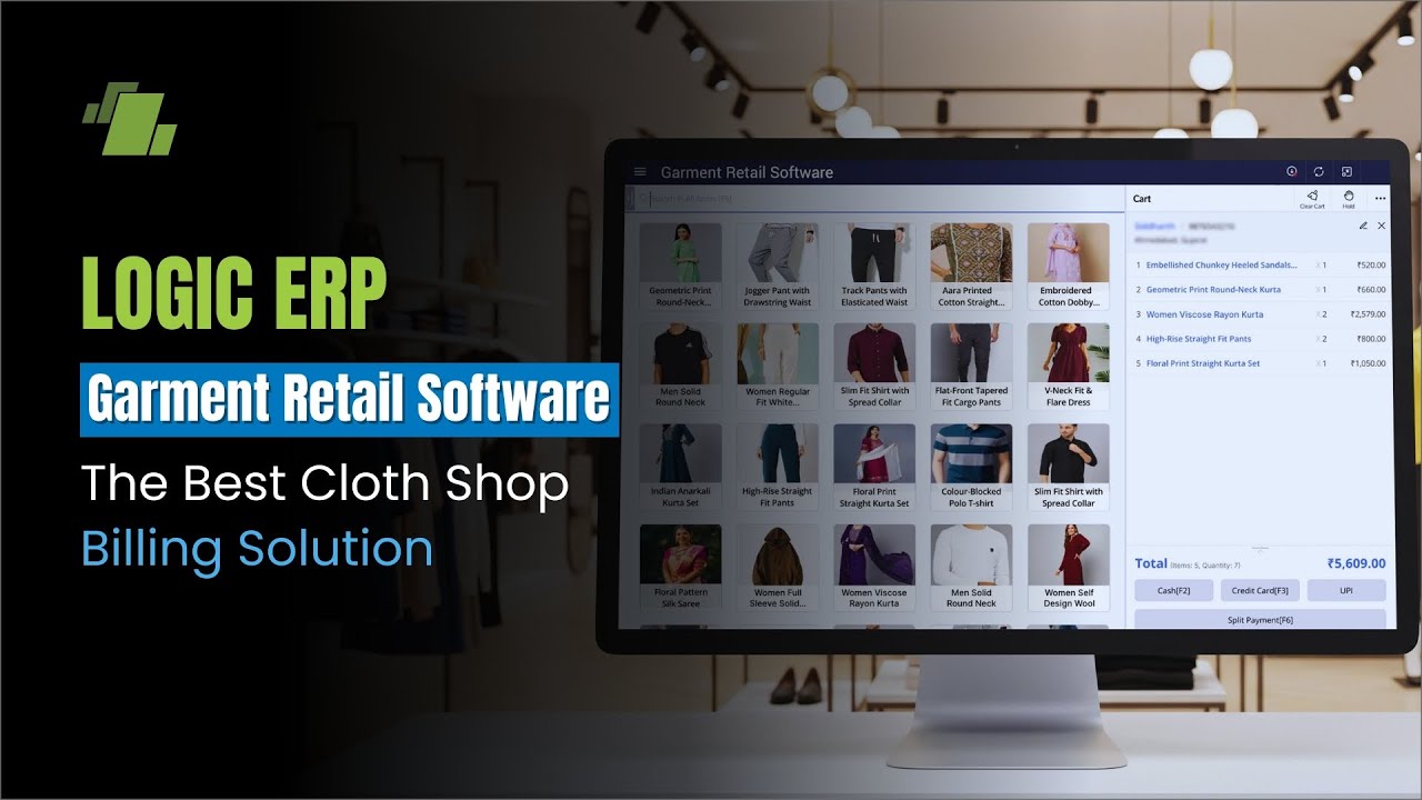 Best Garment Retail Software | #1 Cloth & Readymade Garments Shop Billing with POS, Inventory & GST