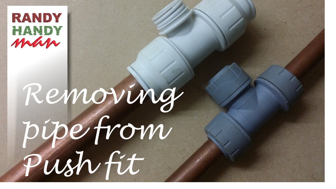 Removing pipe from push fit fittings video How to remove copper pipe from pushfit fittings.