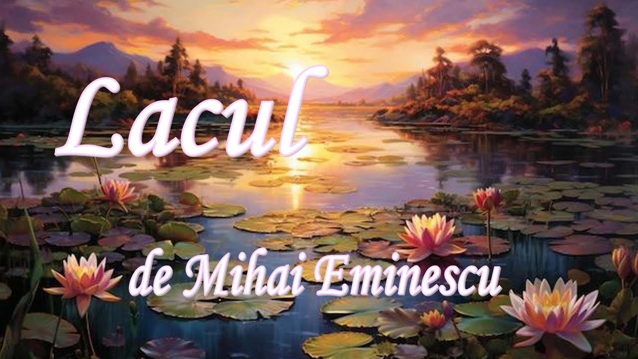 Poezia ”Lacul” de Mihai Eminescu | Poezii de Eminescu | Ziua culturii naționale | 15 Ianuarie