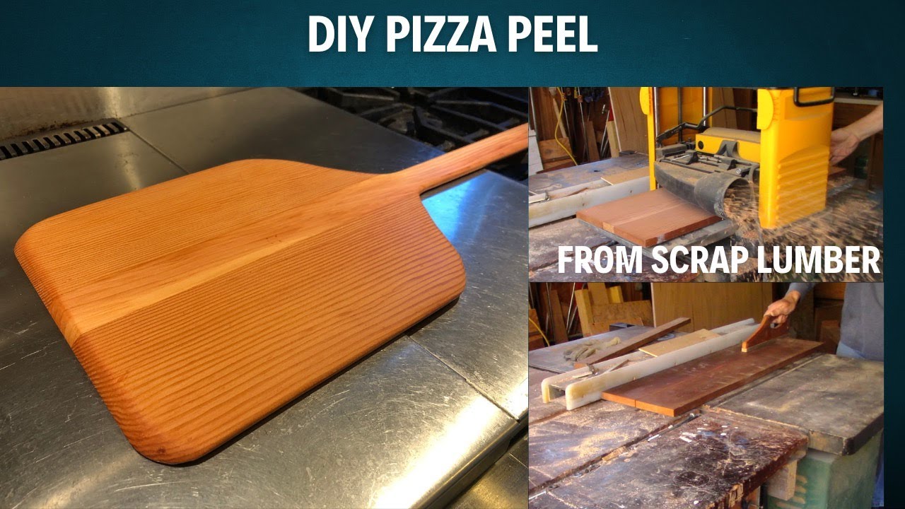 How To Make a Pizza Peel Out Of Scrap Lumber - For Free