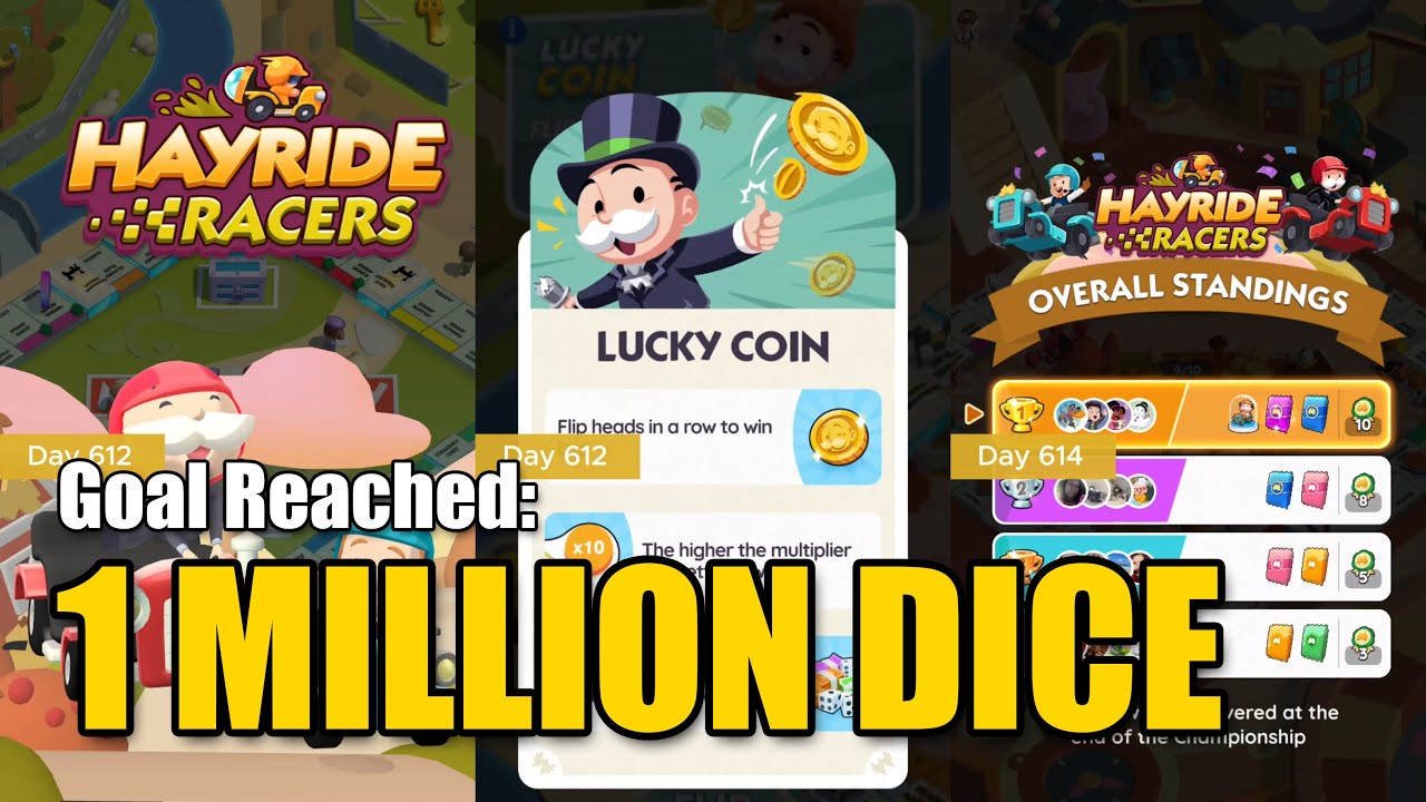 Monopoly GO VLOG | Days 612-614 - One Million Dice Goal Reached! [991k→1mil]