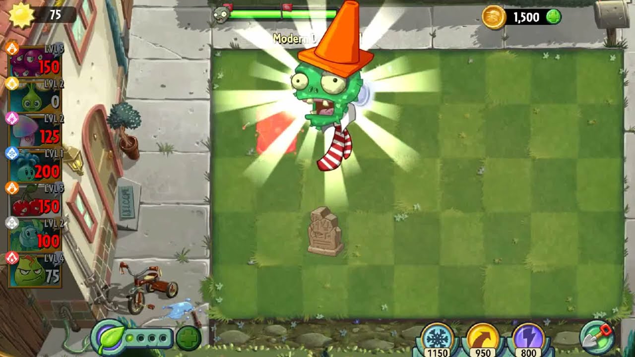 Level 1 Modern Day with only Insta Plants