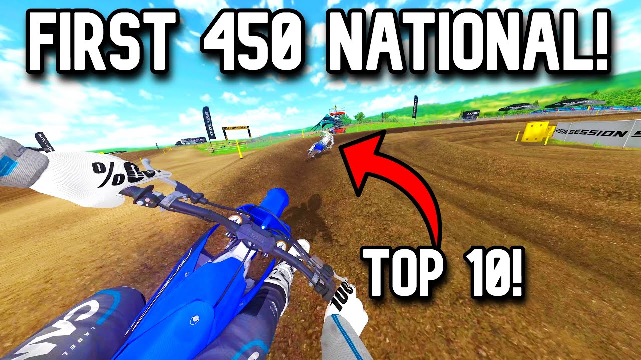 MY FIRST 450 PRO MOTOCROSS RACE IN MX BIKES!