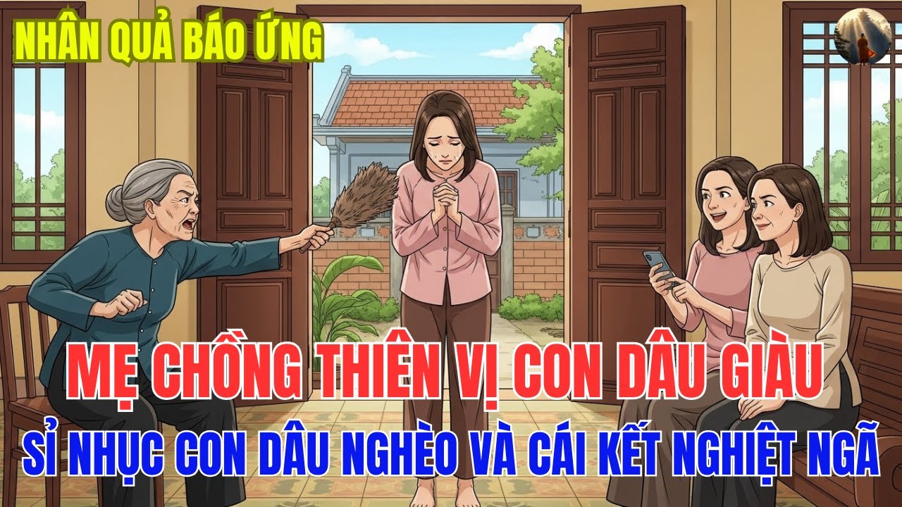 Nhân Quả Báo Ứng: Mẹ Chồng Thiên Vị Con Dâu Giàu, Chà Đạp Dâu Nghèo Chân Chất Và Cái Kết Đắng Lòng!