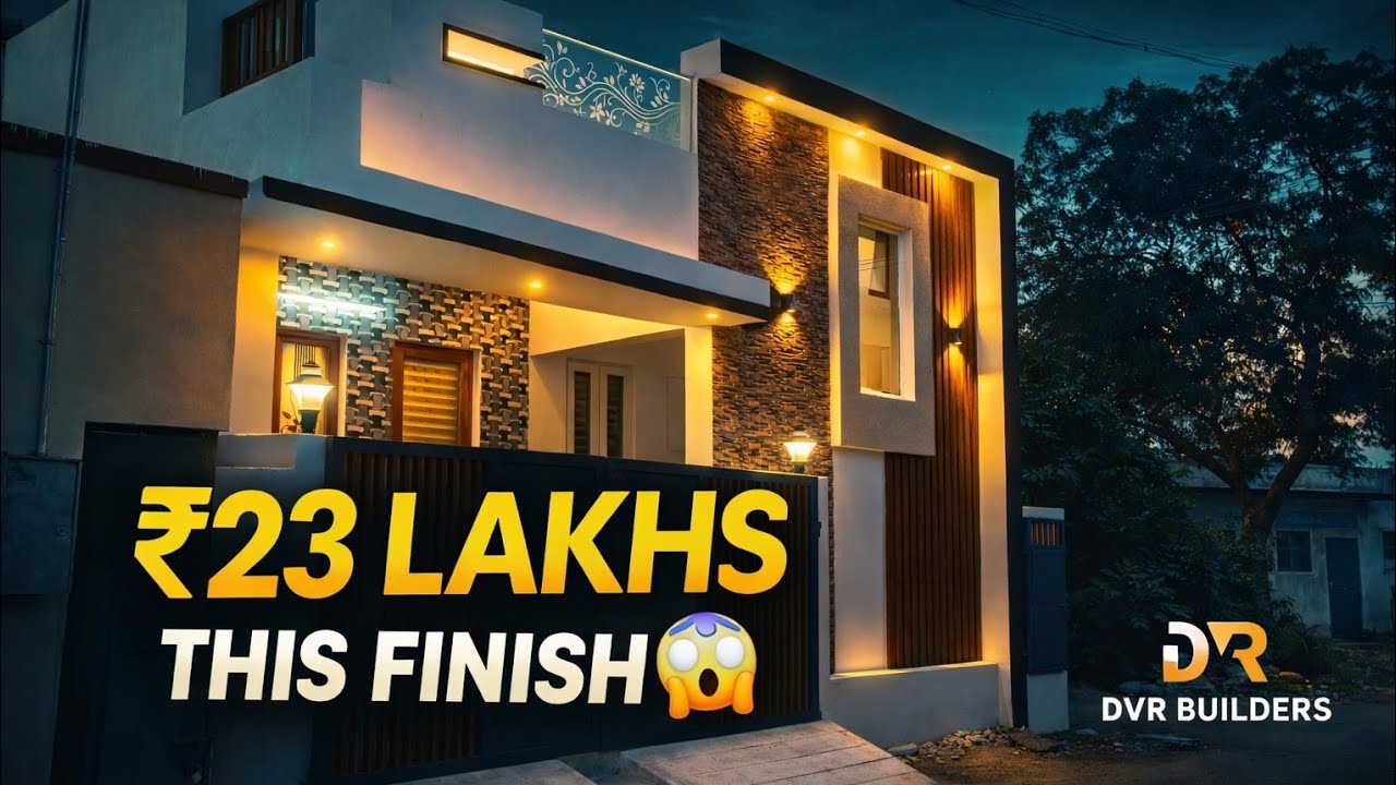 23 Lakhs Home Construction | Premium Finish on a Budget | DVR Builders#dvrbuilders #23 lakhs#home