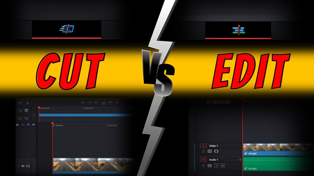 5 ВАЖНЫХ различий между страницами CUT и EDIT в DaVinci Resolve