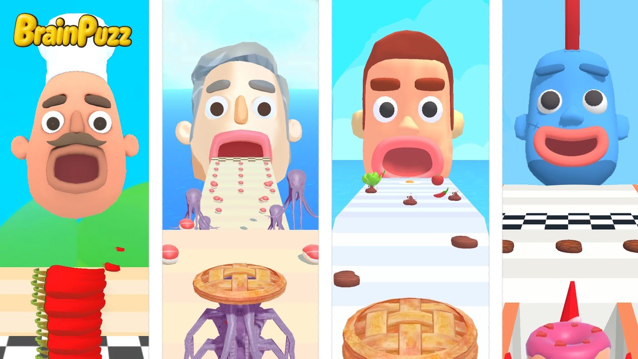 Sandwich Runners VS Burger Master VS Sandwich Master 🍔🥪 Best Funny Games All Levels Gameplay