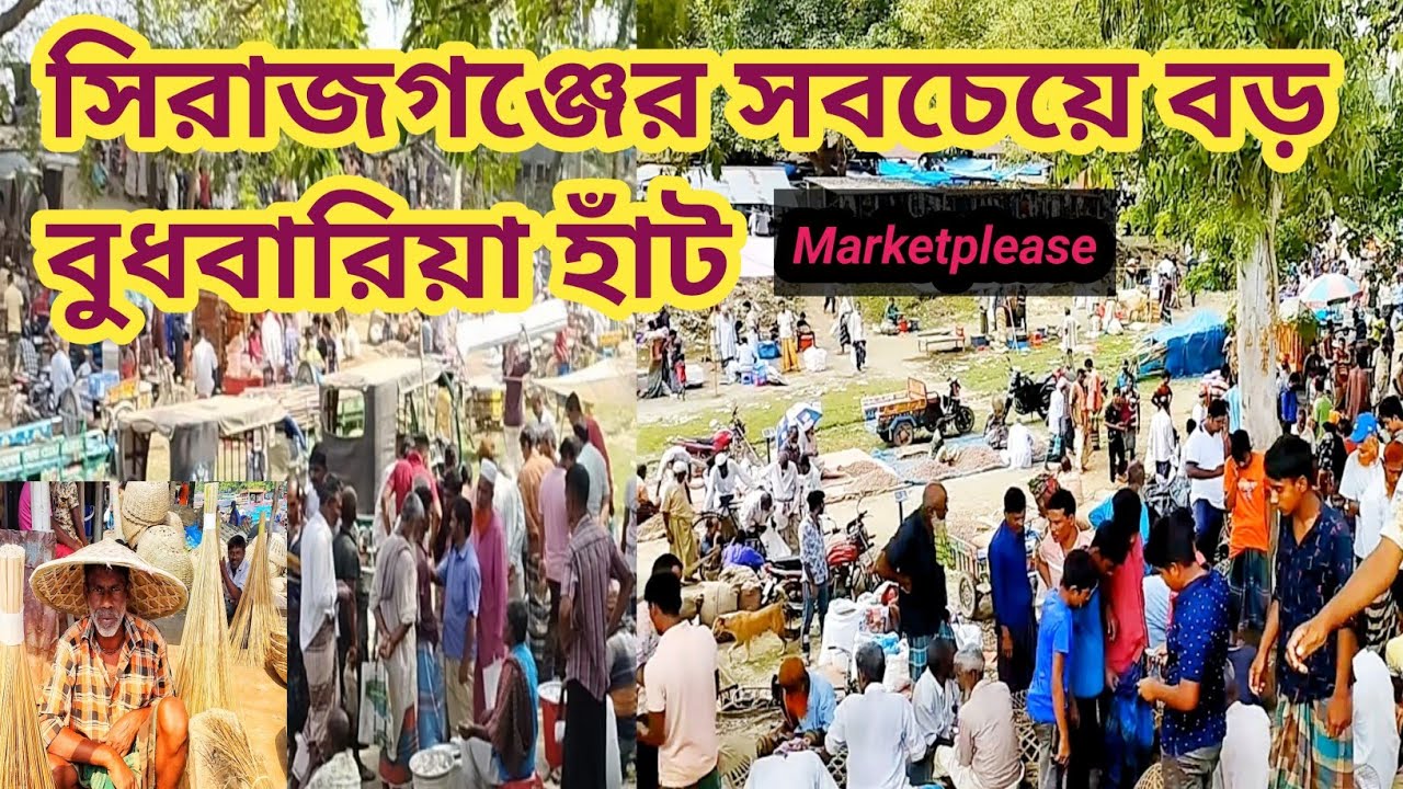 সিরাজগঞ্জের রতনকান্দি হাট ।Sirajganj Rotonkandi Hat । Market in Bangladesh । Shovon Bangla