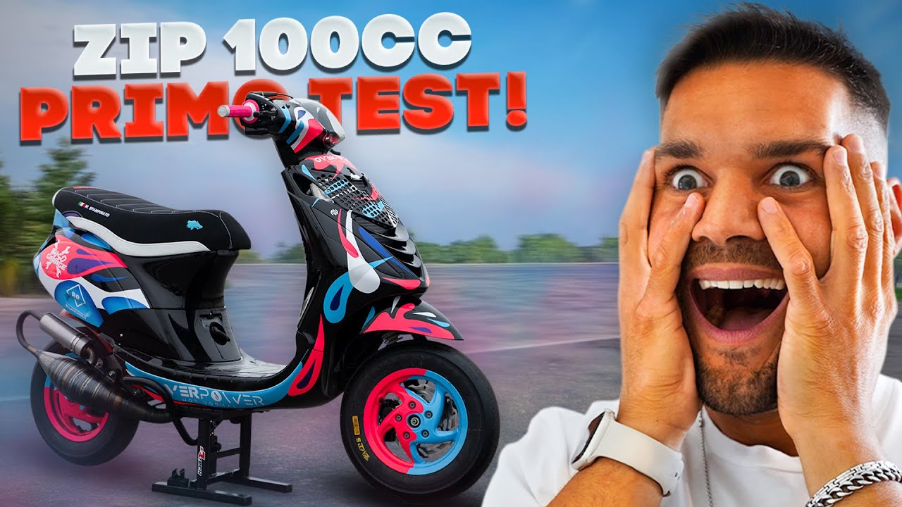 PRIMA ACCENSIONE e TEST a FUOCO dello ZIP 2 FAST 100cc 🔥 E' un MISSILE 😦