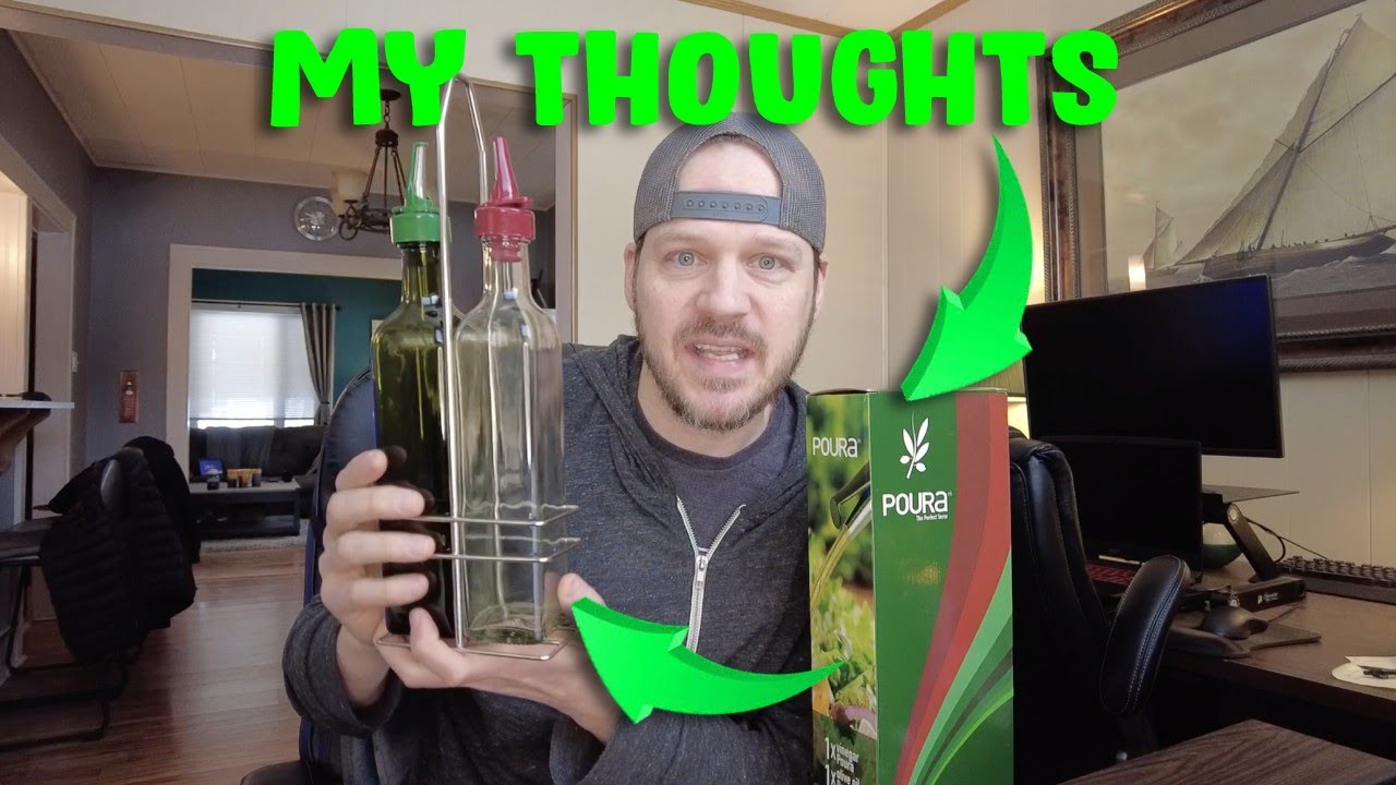 Poura Vinegar and Olive Oil Bottle Drizzler Set Review