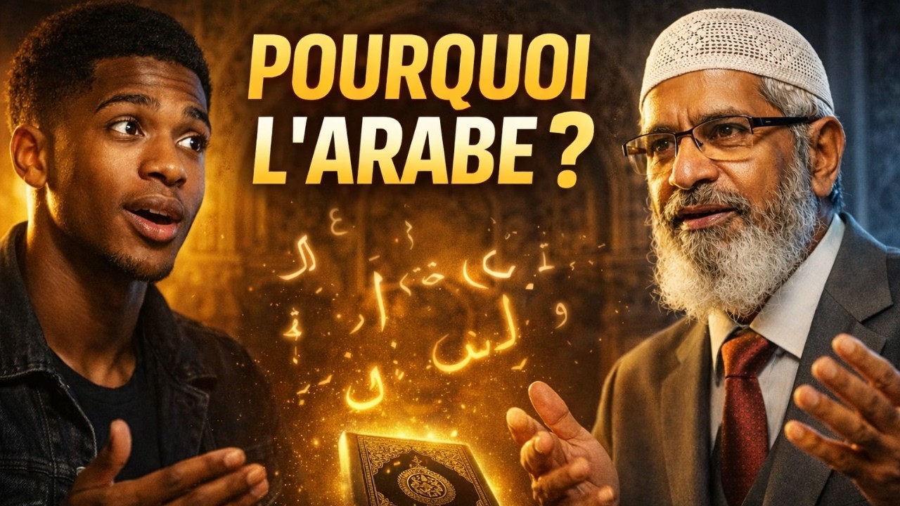 « POURQUOI LE CORAN EST ECRIT EN ARABE ? » : L'EXPLICATION GÉNIALE DE ZAKIR NAIK