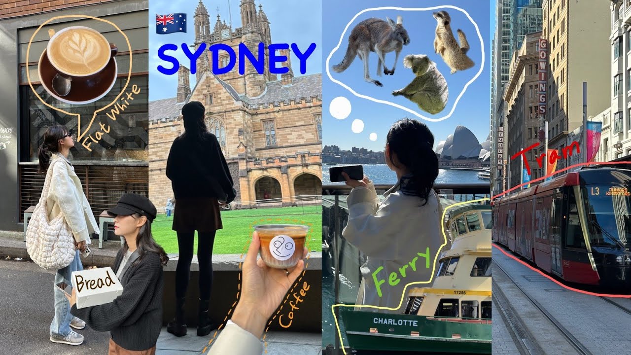 [🇦🇺호주여행 ep.1] 시드니…💙10시간 비행 아깝지않아!ㅣ오페라하우스ㅣ하버브릿지ㅣ타롱가주🐨🦘ㅣ퀸빅토리아빌딩ㅣ시드니천문대ㅣ시드니대학교ㅣ어그ㅣ패디스마켓ㅣ블루마운틴 투어